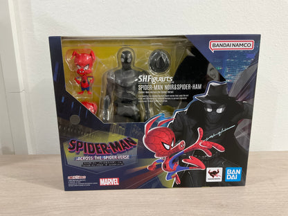 Bandai Spirits S.H.Figuarts Spider-Man: Across the Spider-Verse Spider-Man Noir & Spider-Ham Action Figure Set