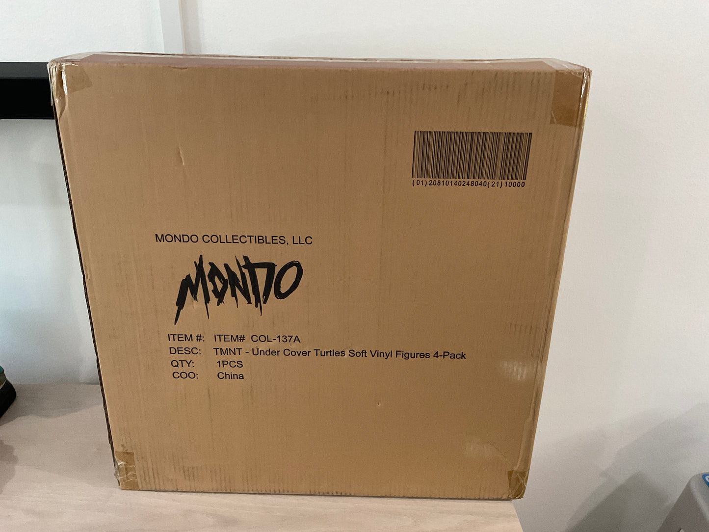 Mondo Teenage Mutant Ninja Turtles Undercover Turtles Soft Vinyl Figures 4-Pack – SDCC 2026 Exclusive