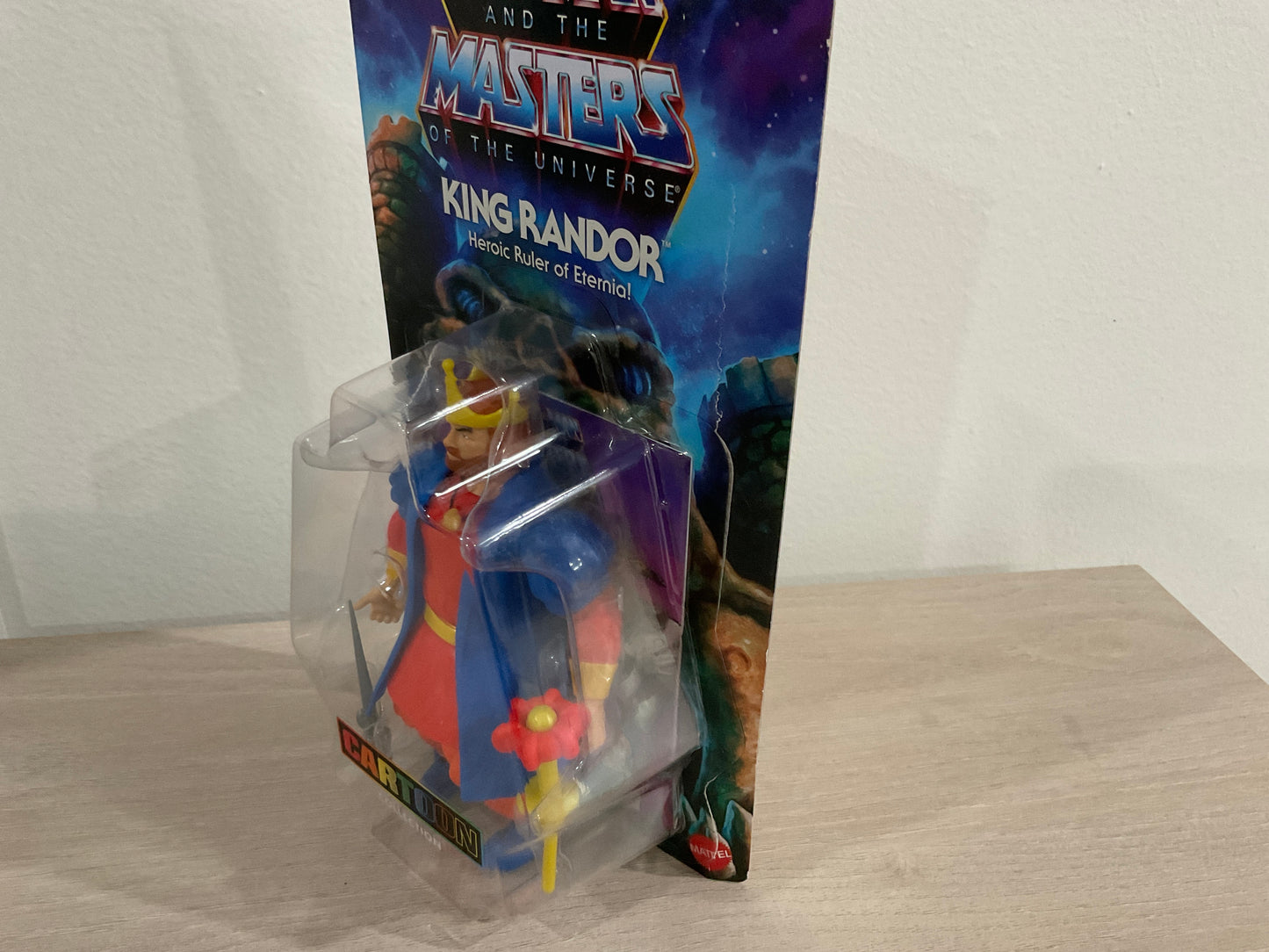 Masters of the Universe Origins King Randor Cartoon Collection 5.5-Inch Figure Mattel - Substandard Card 4