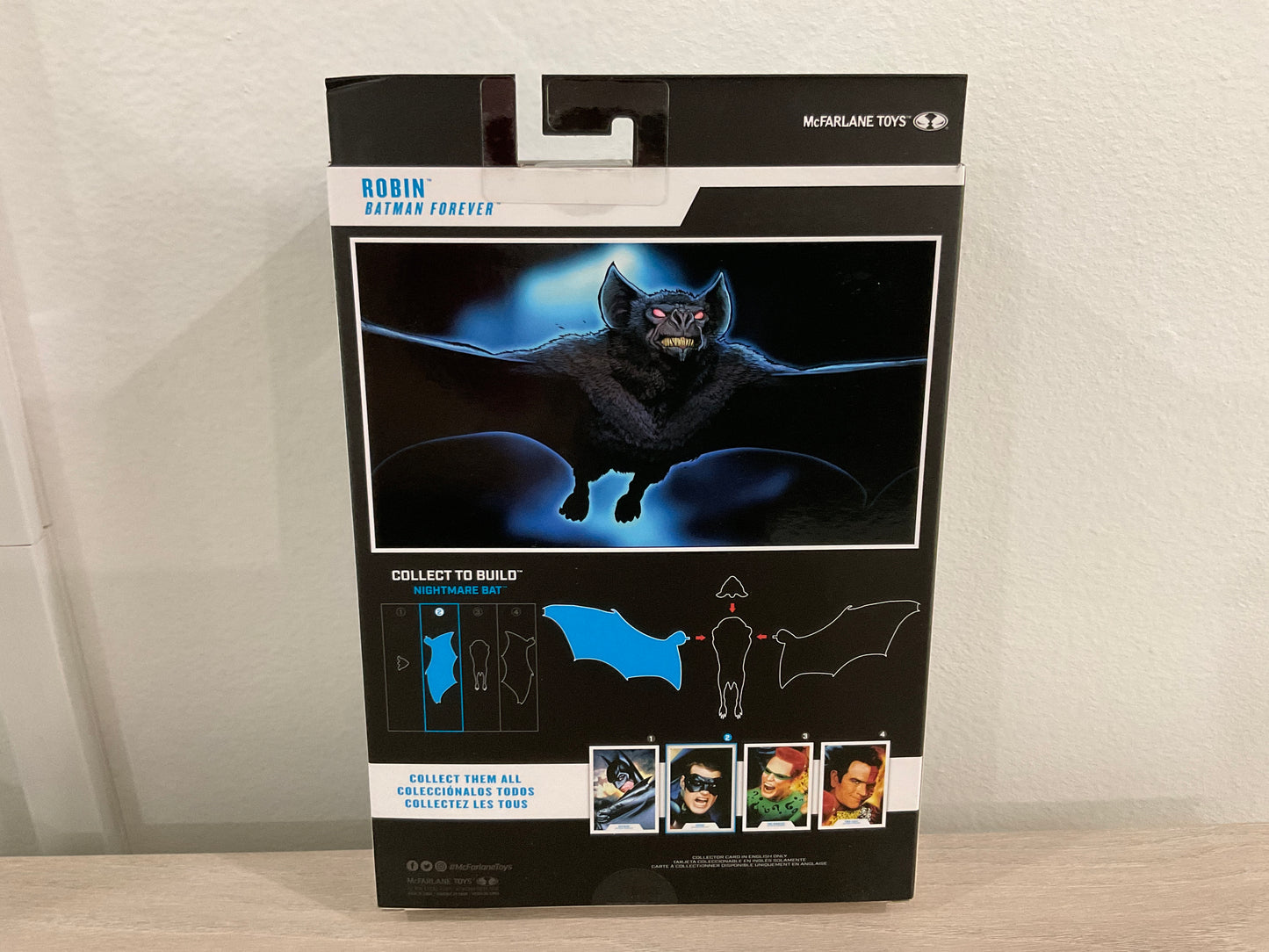 McFarlane DC Multiverse Robin Batman Forever Nightmare Bat BAF 7-Inch Figure (Minor Substandard Card)