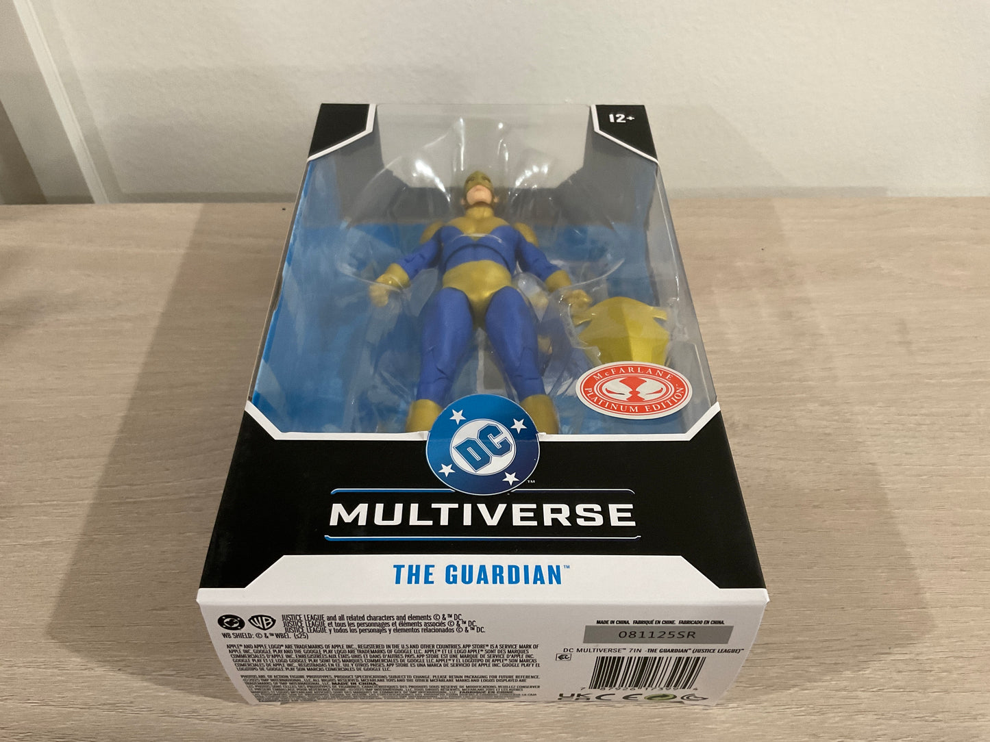 Guardian (DC Multiverse: Red Platinum Edition) 7" Action Figure - McFarlane Toys (Substandard Card 1)