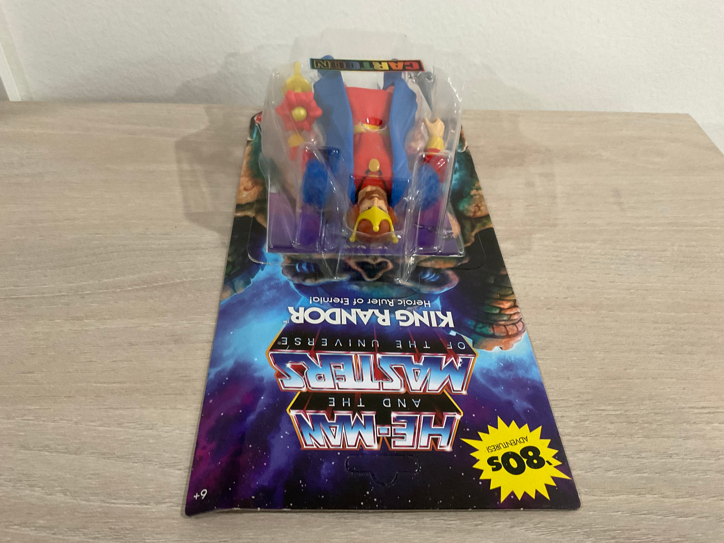 Masters of the Universe Origins King Randor Cartoon Collection 5.5-Inch Figure Mattel - Substandard Card 1