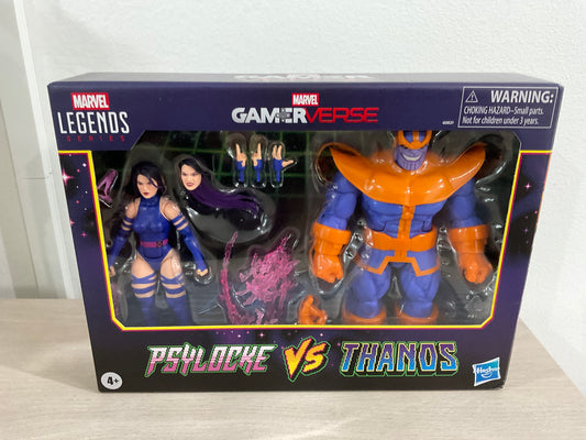Marvel Legends Series Gamerverse Psylocke vs. Thanos 2-Pack – 6-Inch Action Figures