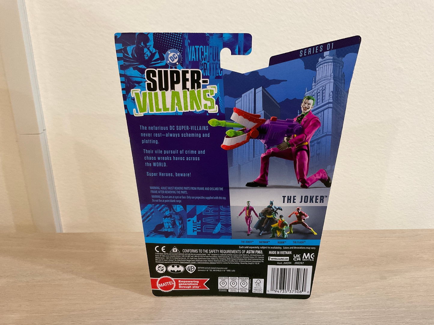 The Joker Action Figure – DC Super-Villains Series 01 6-Inch Figure by Mattel