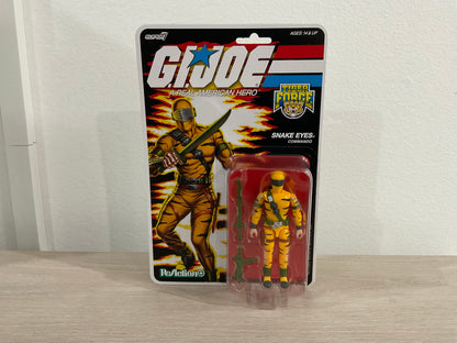G.I. Joe Super7 ReAction+ Snake Eyes (Tiger Force Exclusive) 3.75-Inch Action Figure