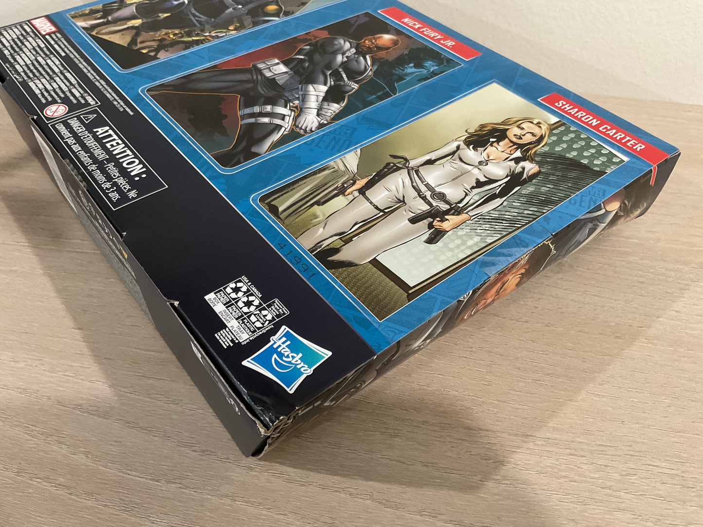 Marvel Legends Series S.H.I.E.L.D. 3-Pack – Dum Dum Dugan, Sharon Carter & Nick Fury Jr. 6" Figures (Damaged Packaging 7)