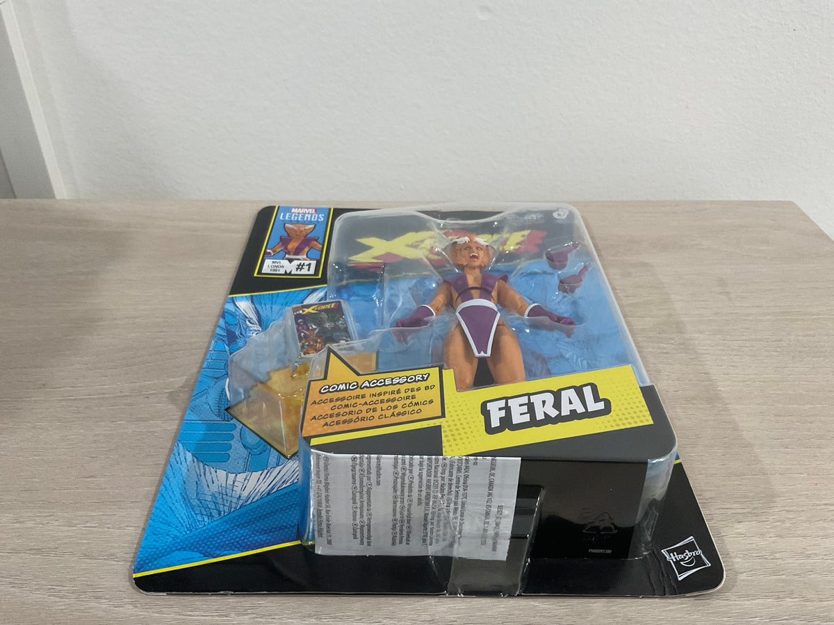 Marvel Legends Series Feral (X-Force & X-Men Comics-Inspired) – 6-Inch Action Figure - Substandard Card 4