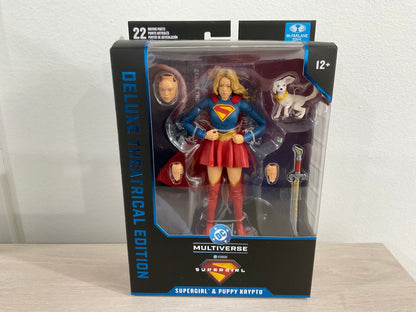 McFarlane DC Multiverse Deluxe Theatrical Edition Supergirl Movie Supergirl & Baby Krypto 7-Inch Action Figure