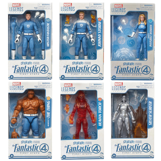 Marvel Legends Fantastic Four First Steps Wave 1 Case of 6 – 6-Inch Action Figures