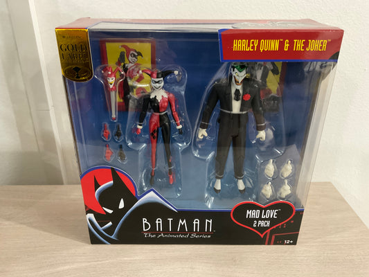 Batman The Animated Series Figures - 6" Scale Harley Quinn & The Joker Mad Love 2-Pack (Gold Label)