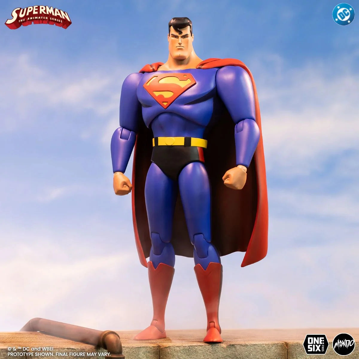 Mondo Superman: The Animated Series Superman 1:6 Scale Action Figure