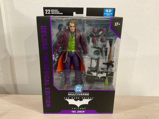 McFarlane Toys DC Multiverse Deluxe Theatrical Edition The Dark Knight Joker 7-Inch Action Figure