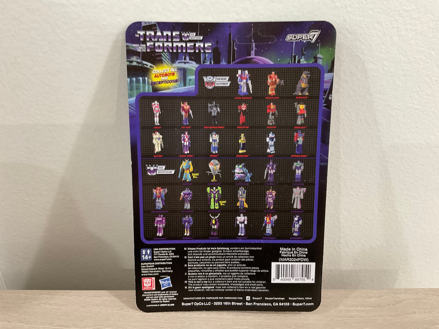 Super7 ReAction Transformers – Rumble (Red) 3.75-Inch Action Figure