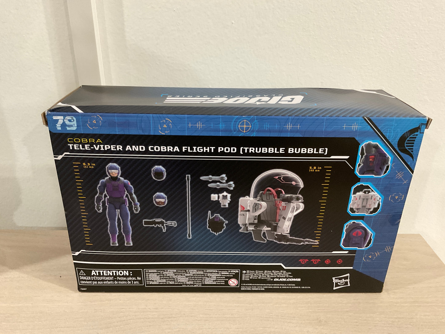 G.I. Joe Classified Series Tele-Viper & Cobra Flight Pod (Trubble Bubble) 6-Inch Vehicle Set