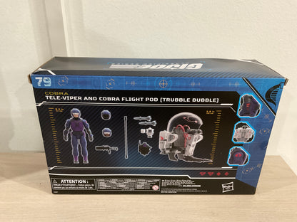 G.I. Joe Classified Series Tele-Viper & Cobra Flight Pod (Trubble Bubble) 6-Inch Vehicle Set