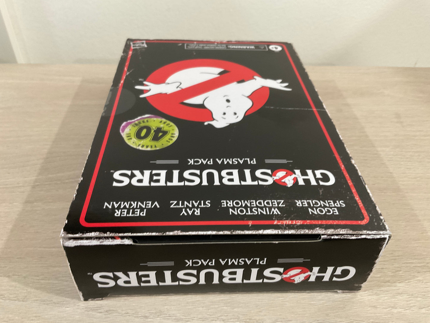 Ghostbusters Plasma Pack O-Ring Action Figure Set 40th Anniversary 3.75-In Hasbro (Substandard Box)