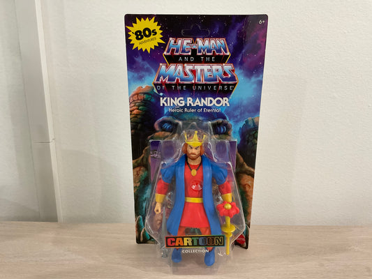Masters of the Universe Origins King Randor Cartoon Collection 5.5-Inch Figure Mattel - Substandard Card 5
