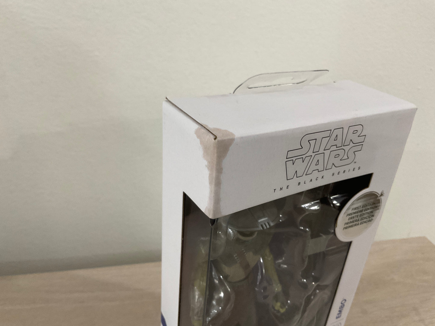Star Wars The Black Series Embo First Edition 6-Inch Action Figure Substandard Box