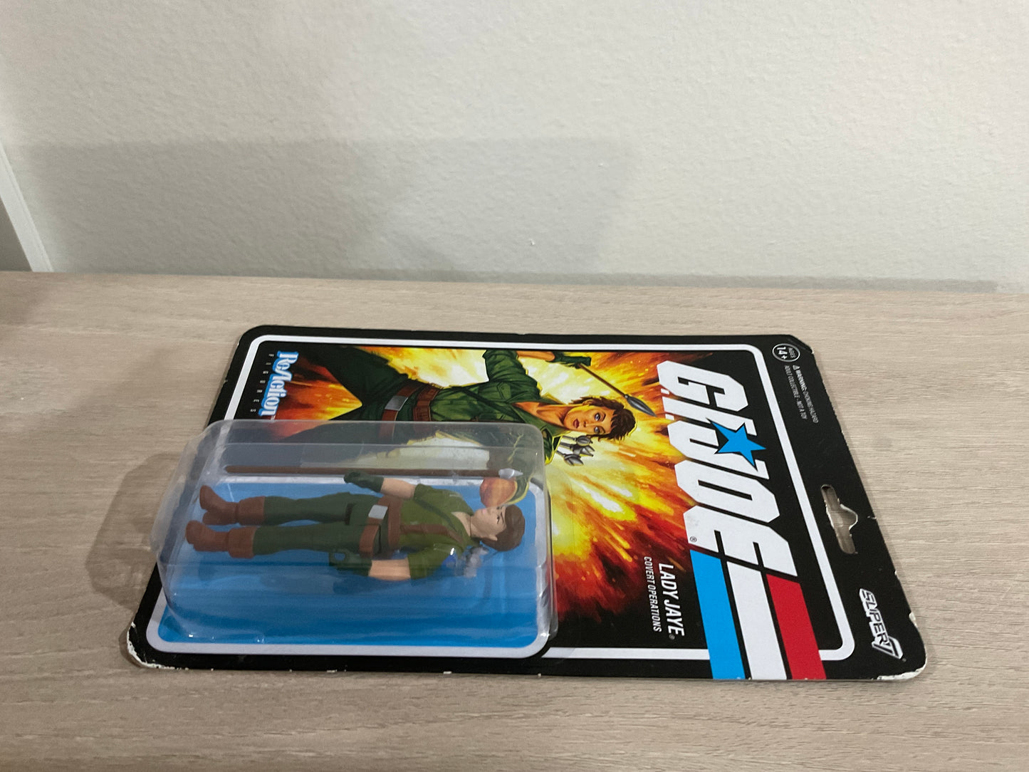 G.I. Joe Super7 ReAction Lady Jaye 3.75-Inch Action Figure Substandard