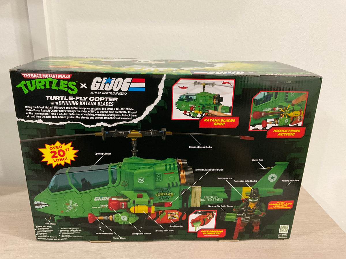 Teenage Mutant Ninja Turtles x G.I. Joe Turtle-Fly Copter