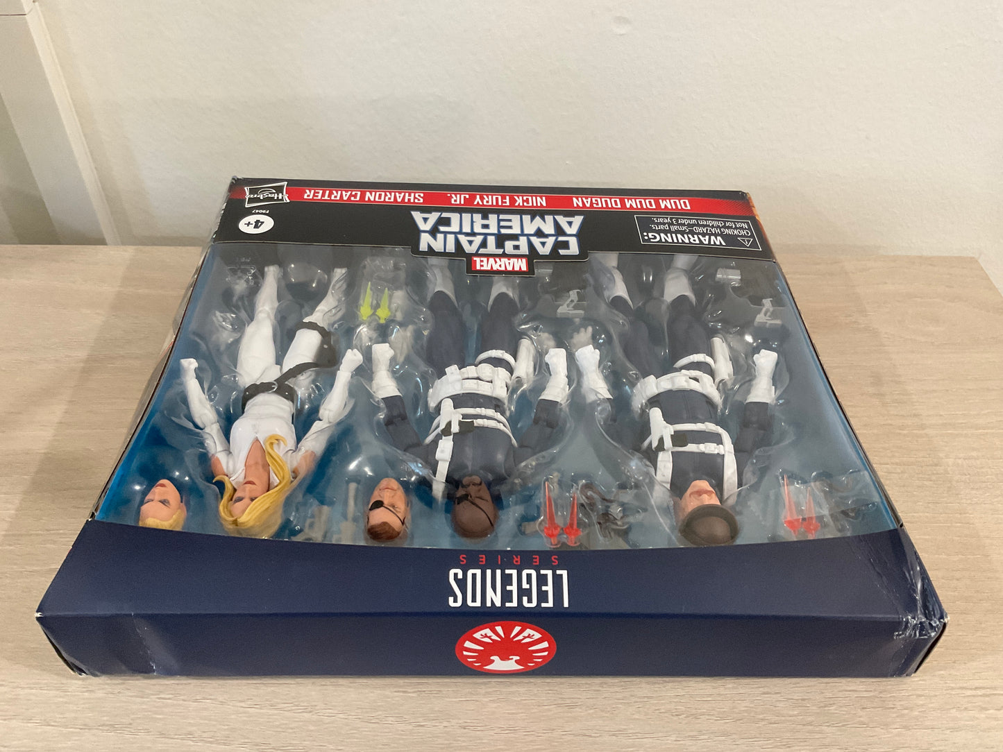 Marvel Legends Series S.H.I.E.L.D. 3-Pack – Dum Dum Dugan, Sharon Carter & Nick Fury Jr. 6" Figures (Damaged Packaging 4)