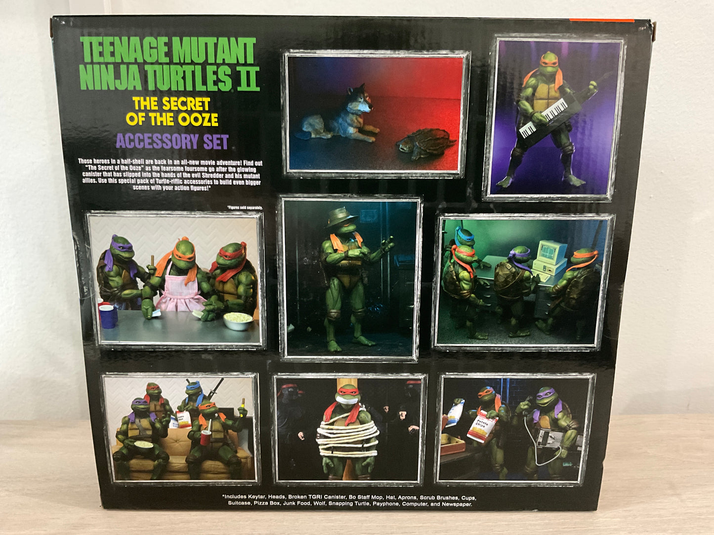 TMNT Secret of the Ooze Accessory Set Movie Collectibles NECA