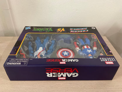 Marvel Legends 6-Inch Captain America vs Venom – Gamerverse 2-Pack