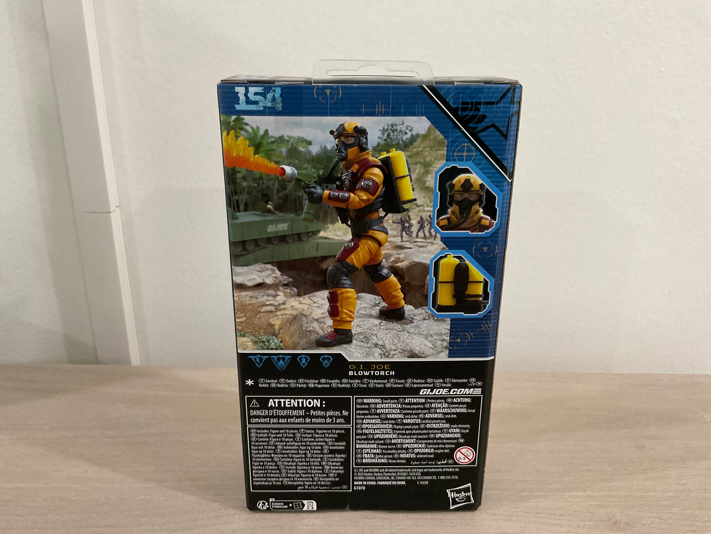 G.I. Joe Classified Series Blowtorch 6-Inch Action Figure Hasbro (Substandard Box 2)