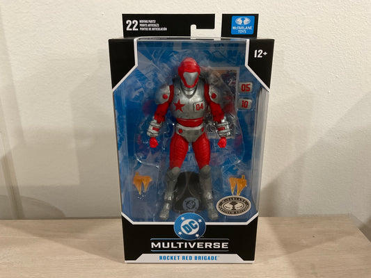 DC Multiverse Wave 25 Rocket Red Brigade (Justice League: Generation Lost) Platinum Chase 7″ Action Figure