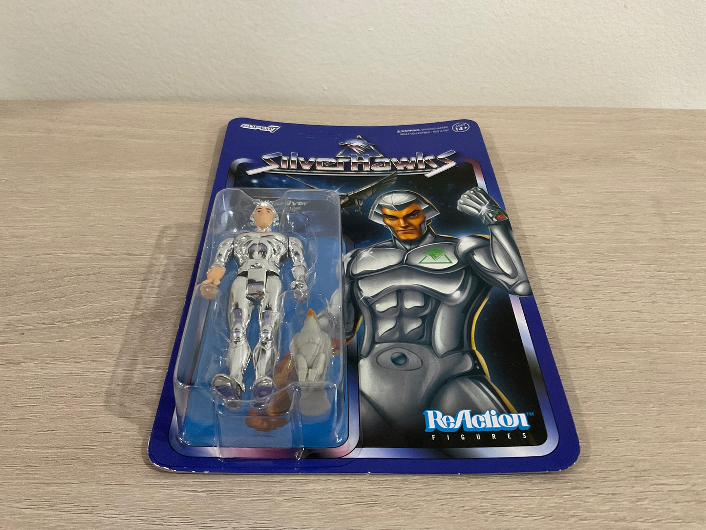 Super7 SilverHawks ReAction Wave 1 Quicksilver (Toy Version) 3.75-Inch Action Figure