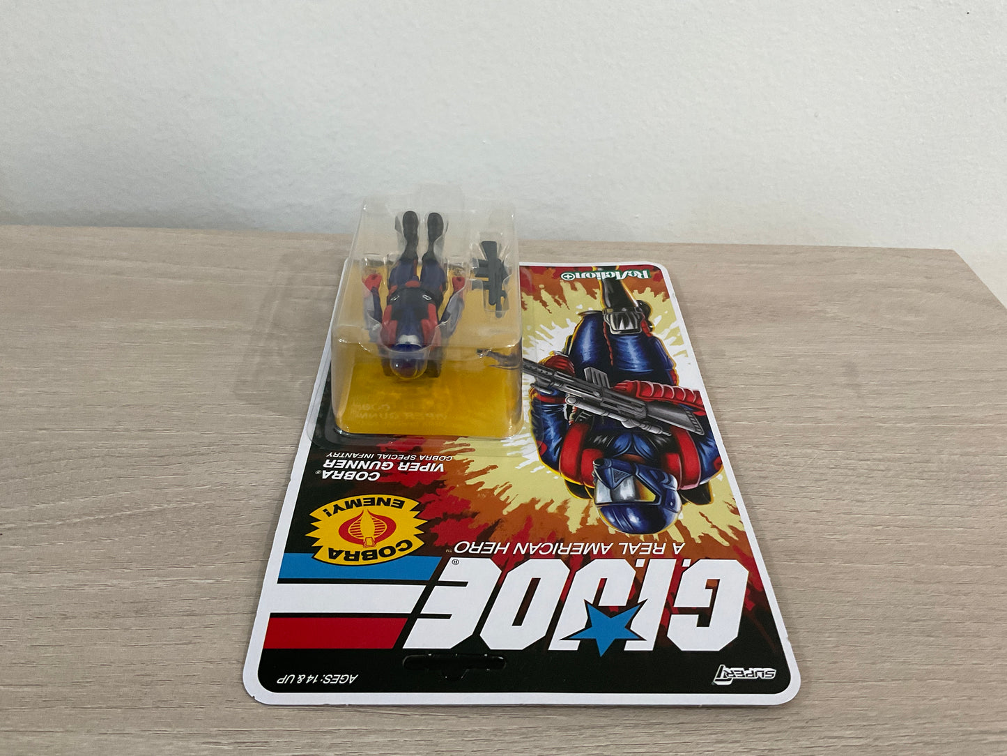 G.I. Joe Super7 ReAction+ Cobra Viper Gunner 4" Action Figure