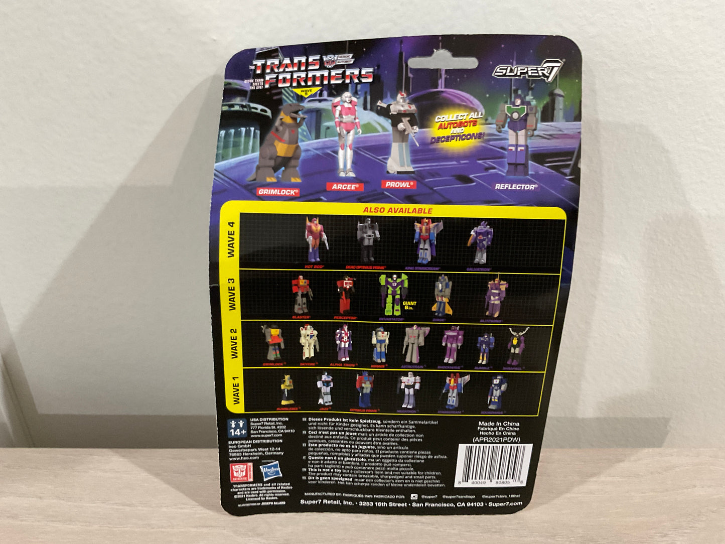 Super7 ReAction Transformers – Prowl 3.75-Inch Action Figure (Substandard 1)