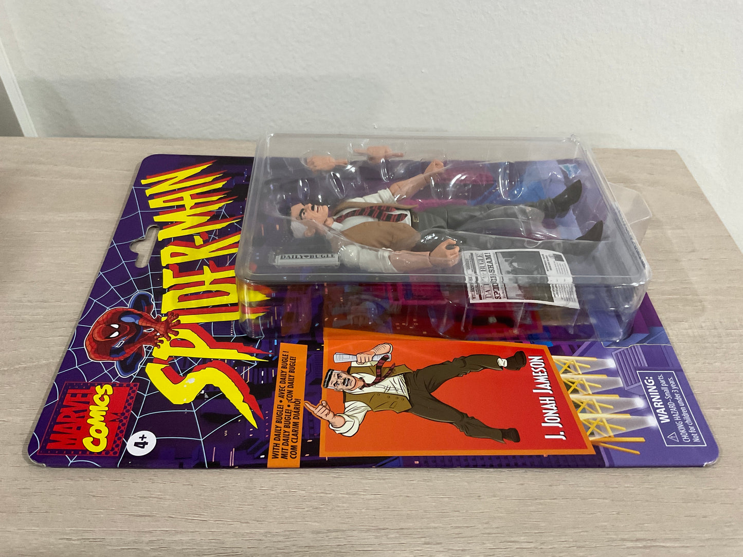 Marvel Legends Retro Collection — J. Jonah Jameson (Animated-Style Retro Carded) 6″ Figure - Re-Issue