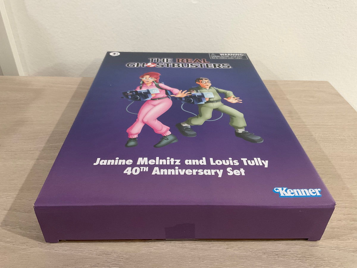 The Real Ghostbusters Kenner Classics Janine Melnitz & Louis Tully 40th Anniversary Set
