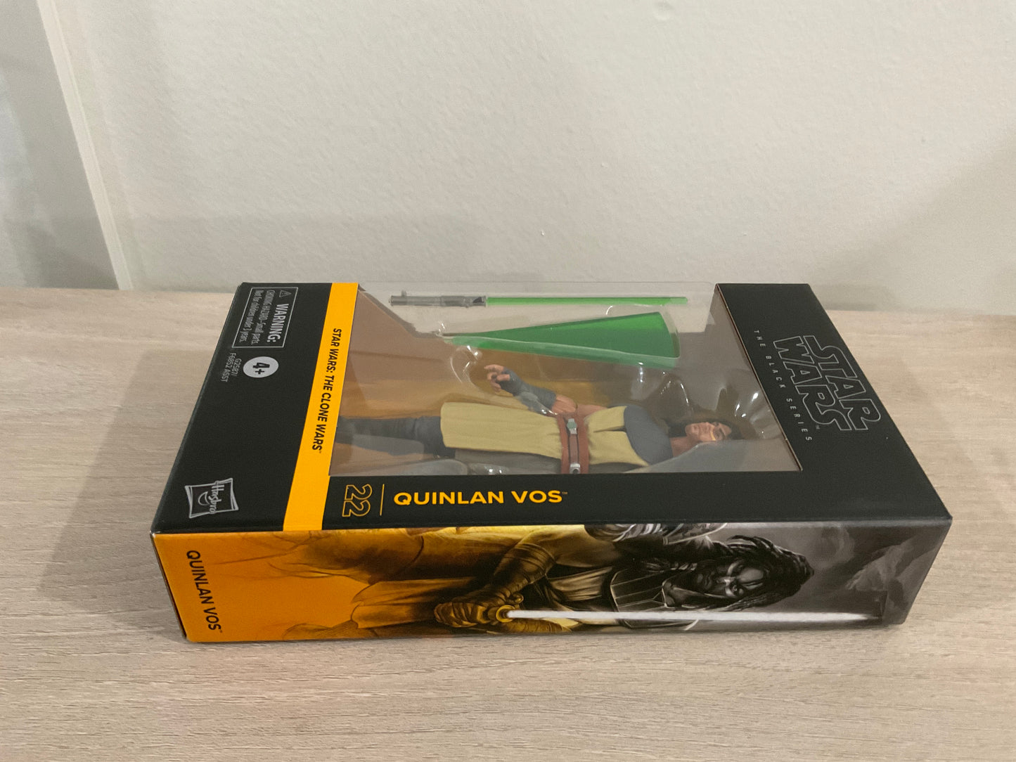 Star Wars Black Series Quinlan Vos 6-In Action Figure Clone Wars Hasbro