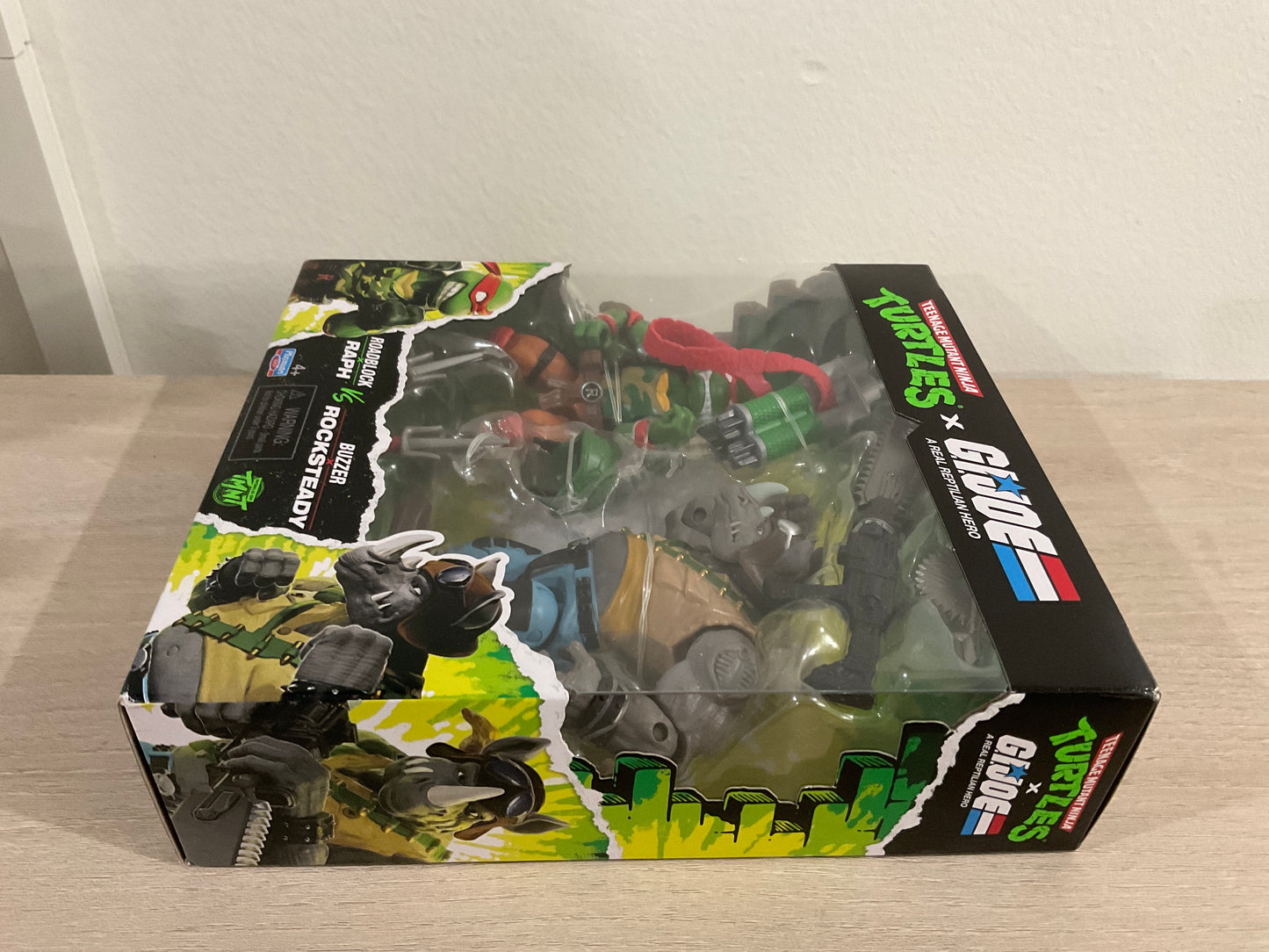 Hasbro G.I. Joe Classified Series x Teenage Mutant Ninja Turtles Roadblock x Raphael vs. Buzzer x Rocksteady Action Figure 2-Pack