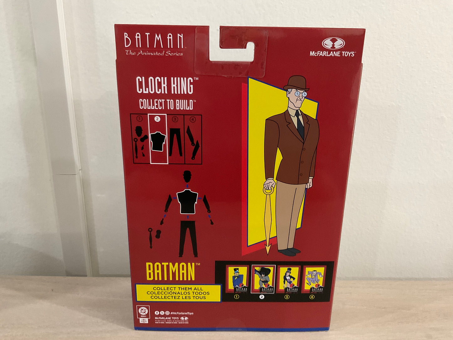 McFarlane DC Direct BTAS Batman Expressions Pack Wave 7 Build-A-Figure 6-Inch