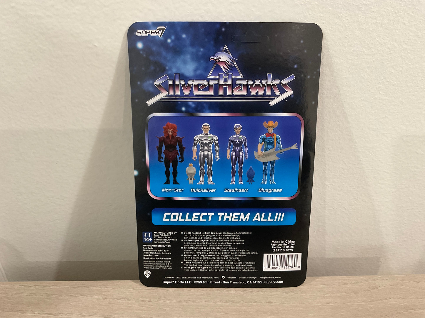 SilverHawks Steelheart (Toy Version) ReAction 3.75" Figure – Super7