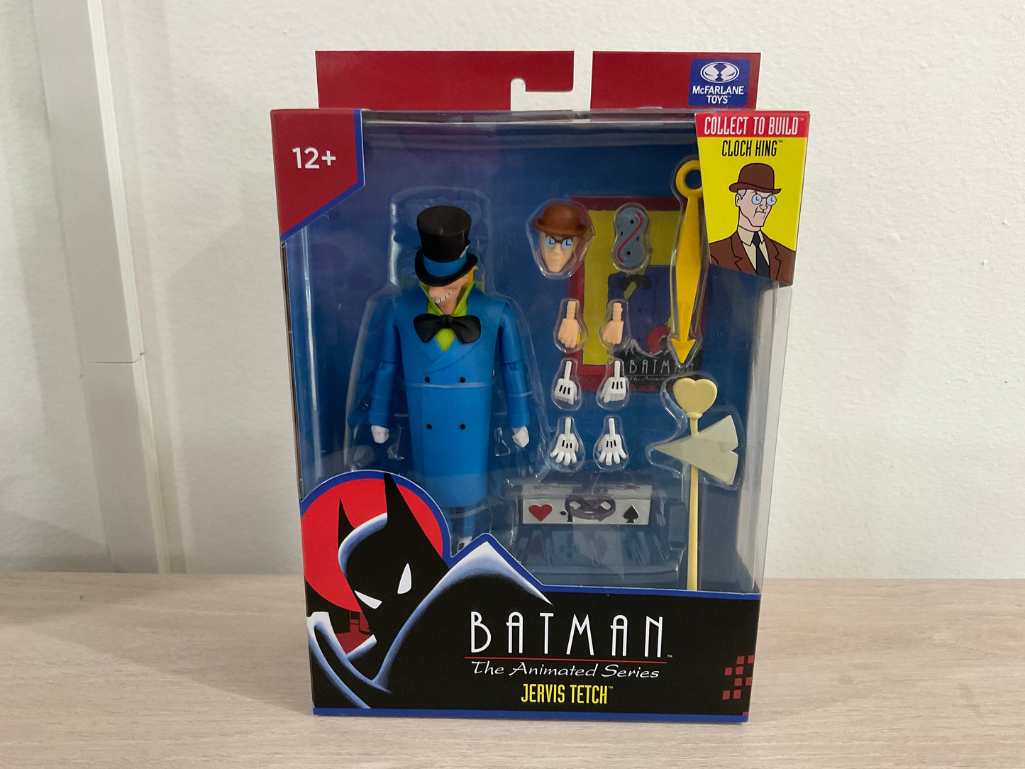 McFarlane DC Direct BTAS Mad Hatter Wave 7 Build-A-Figure Clock King 6-Inch Figure