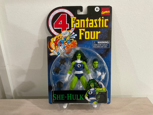 Fantastic Four Retro Marvel Legends She-Hulk 6-Inch Action Figure