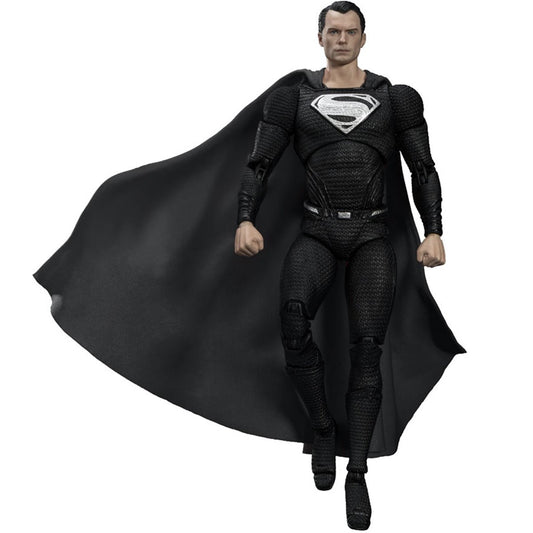 Beast Kingdom DC Justice League Superman Black Suit DAH-108 8" Action Figure – Exclusive