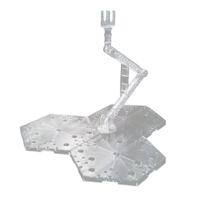 Bandai Spirits Action Base 4 Clear 1:100 Scale Gundam Model Kit Display Stand