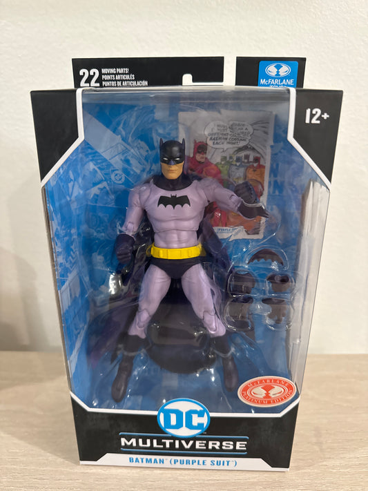DC Multiverse Batman (Purple Suit) Red Platinum Edition 7-Inch Action Figure
