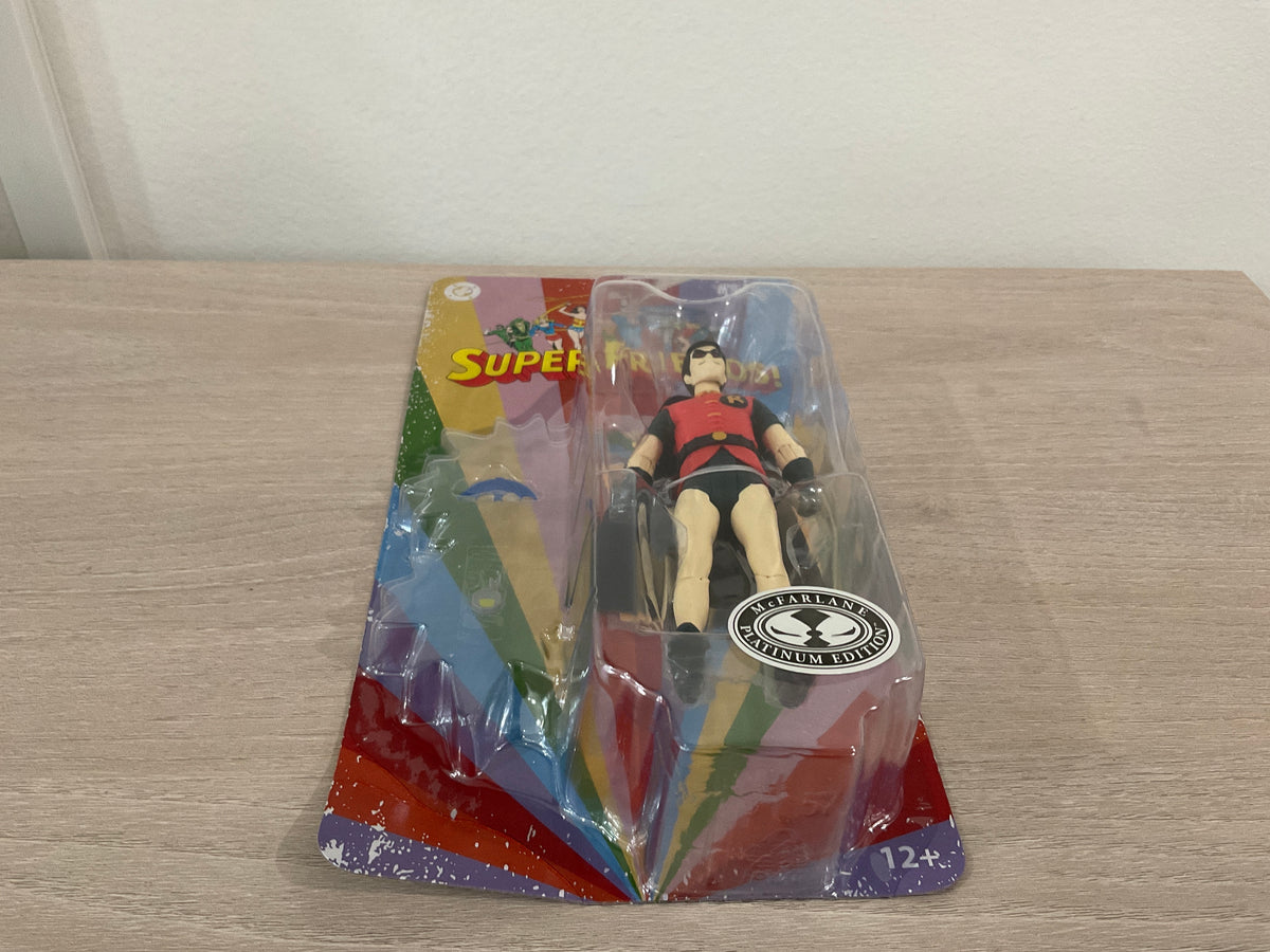 McFarlane DC Retro Super Friends Evil Robin Platinum Edition 6-Inch Action Figure - Substandard Card