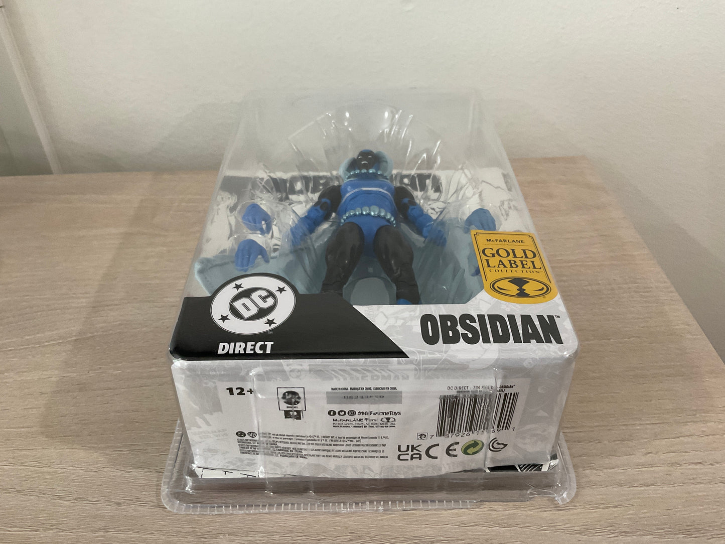 Obsidian (Infinity Inc. #16) Gold Label 7" Action Figure w/ Lithograph – McFarlane Collector Edition (Substandard)