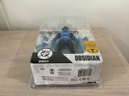 Obsidian (Infinity Inc. #16) Gold Label 7" Action Figure w/ Lithograph – McFarlane Collector Edition (Substandard)