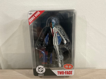 DC Direct Page Punchers Two-Face (Batman ’89) Red Platinum Edition 7-Inch Action Figure with Comic