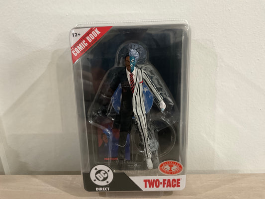 DC Direct Page Punchers Two-Face (Batman ’89) Red Platinum Edition 7-Inch Action Figure with Comic