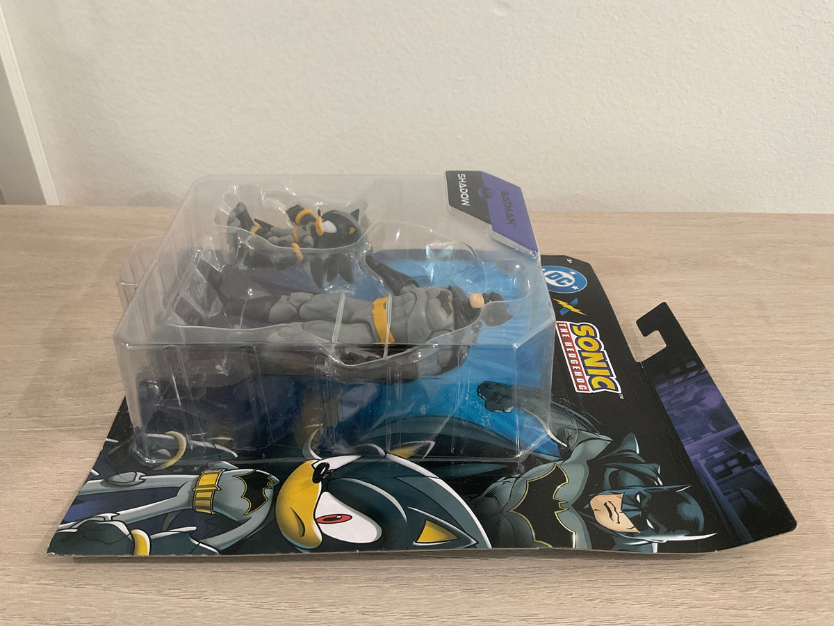 Sonic x DC Shadow as Batman and Batman 2-Piece Action Figure Set