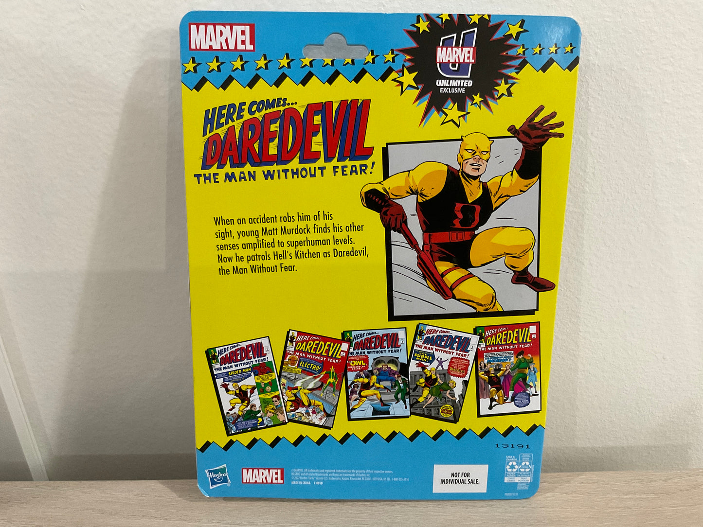 Marvel Legends Daredevil Yellow Suit Marvel Unlimited Exclusive 6-Inch Action Figure